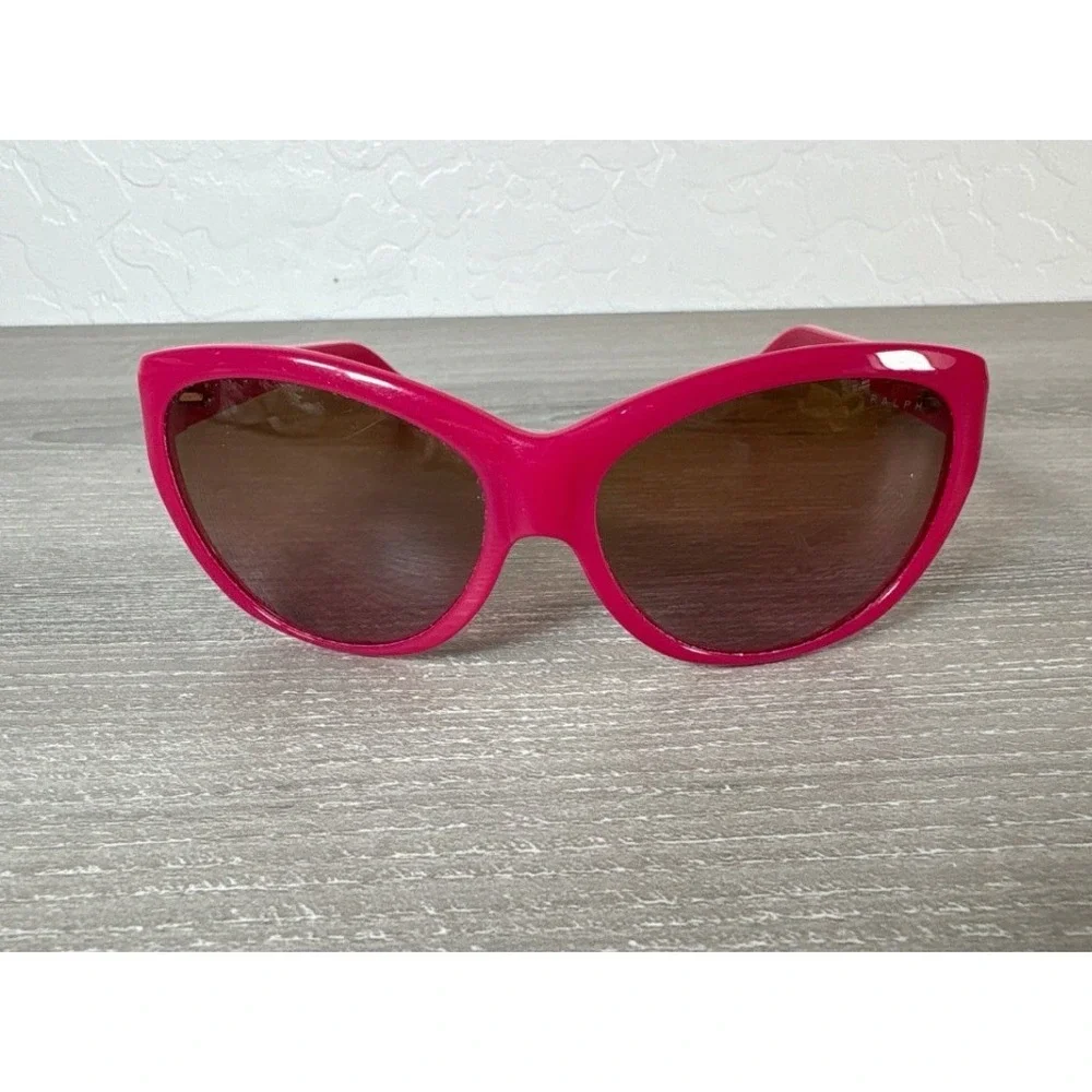 Ralph Lauren RA5076 Hot Pink Butterfly Sunglasses Brown Lens 748/14 59-14 130 2N